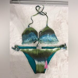 Pepita Forte Dei Marmi Maui Slip Fiocchi floral Two piece bikini